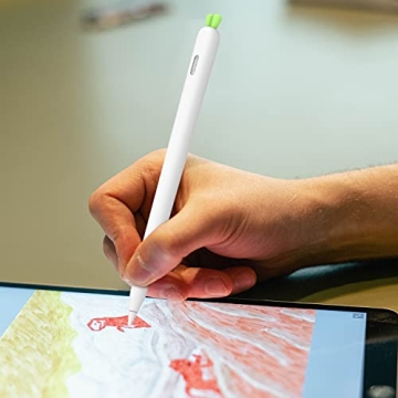 LOVE MEI Apple Pencil Sleeve - Cute Silicone Carrot Design