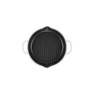 Le Creuset Cast Iron Grill, 9.75" - Meringue Elegance