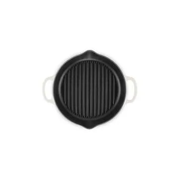 Le Creuset Cast Iron Grill, 9.75" - Meringue Elegance