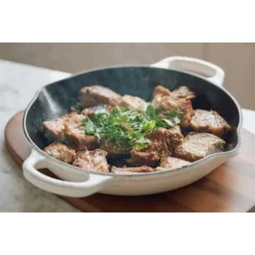 Le Creuset Cast Iron Grill, 9.75" - Meringue Elegance