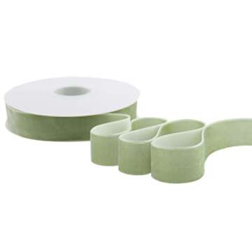 Sage Green Velvet Ribbon for Crafts & Gift Wrapping