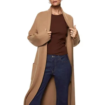 Stylish Women’s Long Sleeve Maxi Cardigan with Pockets