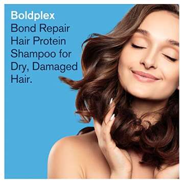 BOLD UNIQ BoldPlex 4 Bond Strengthening Protein Shampoo for Dry Damaged hair - Hydrating Formula for...