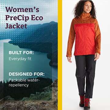 MARMOT Women's Lightweight Waterproof Jacket for Adventure