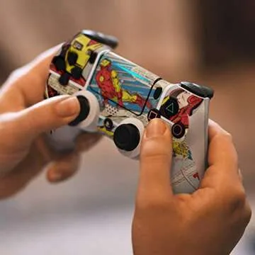 Controller Gear Marvel Comics - Iron Man - Comic Strip # 1 - PS4 Controller Skin (Controller Sold Separately) - PlayStation 4