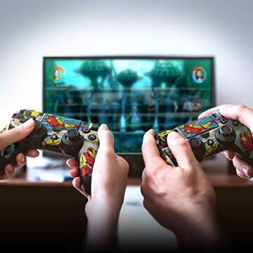 Controller Gear Marvel Comics - Iron Man - Comic Strip # 1 - PS4 Controller Skin (Controller Sold Separately) - PlayStation 4