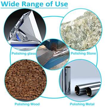 6 Pack 2 x 72 Inch Silicon Carbide Sanding Belts Set - 120 240 400 600 800 1000 Grits Assortment Premium Knife Sharpening Sander Belts for Woodworking, Metal Polishing