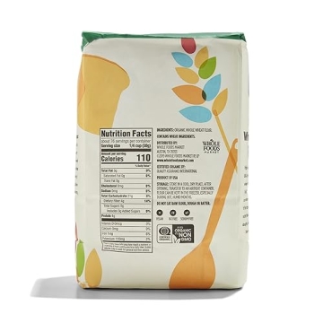Organic 100% Whole Wheat Flour for Healthy Baking