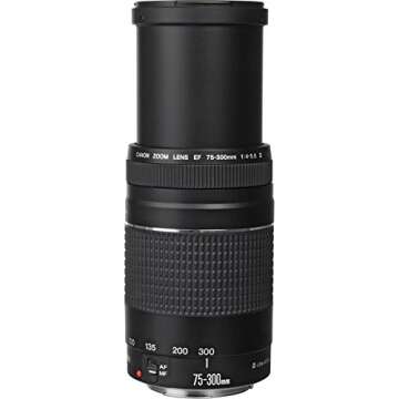 Canon EF 75-300mm Lens Bundle for Canon EOS Cameras