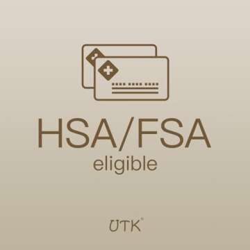 UTK Infrared Heating Pad, Natural Jade & Tourmaline Stones Heating Pad for Pain, DC Far Infrared Heating Pad for Back, Hot Stone,Auto-Off, Customized Settings, Carry Bag Included, Size: 23.5" x 16''