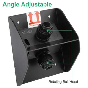 Uogw Solar Panel Charging Mount for Blink Cameras