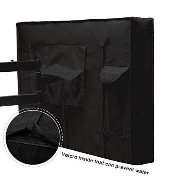 KOLIFE K LIFE Outdoor TV Cover 40 to 43 inches, Waterproof and Weatherproof, Fits Up to 39.5''W x 25''H for Outside Flat Screen TV