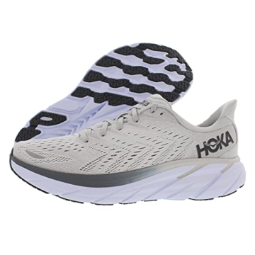 HOKA ONE ONE Clifton 8 Men's Running Shoes - Lunar Rock/Nimbus Cloud, Size 11.5