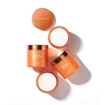 APRILSKIN Carrotene Clarifying Pads | Oily, sensitive, acne-prone skin | Vegan, Cruelty-Free, exfoliating, fights acne & pore-tightening | 60 Pads | No sulfates and Artificial Fragrance