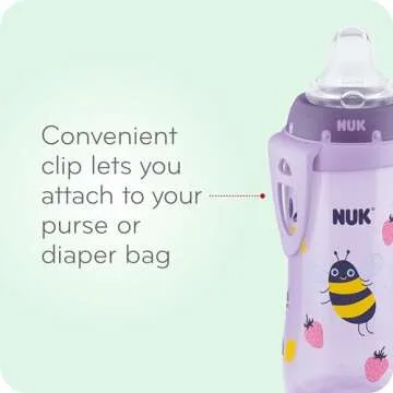 NUK Active Sippy Cup 10oz 2 Pack for Easy Drinking