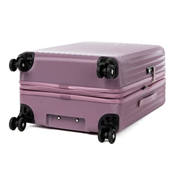 Travelpro Maxlite Air Hardside Expandable Checked Luggage, 8 Spinner Wheels, Lightweight Hard Shell Polycarbonate Suitcase, Orchid Pink Purple, Checked Medium 25-Inch