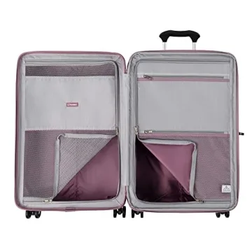 Travelpro Maxlite Air Hardside Expandable Checked Luggage, 8 Spinner Wheels, Lightweight Hard Shell Polycarbonate Suitcase, Orchid Pink Purple, Checked Medium 25-Inch