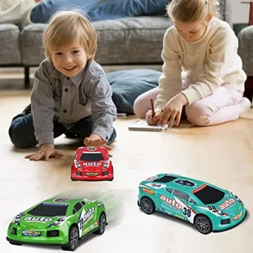ZOHANINDL Friction Power Car Toys Set for Kids Ages 3-7