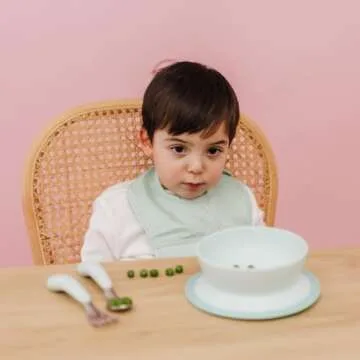 OXO Tot Stick and Stay Suction Bowl - Opal for Mess-Free Mealtime