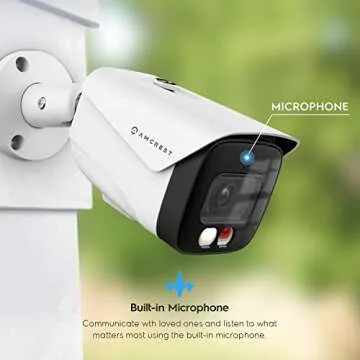 Amcrest UltraHD 4K IP PoE AI Camera with Night Vision