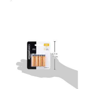 Amazon Basics AA Batteries for Everyday Reliability