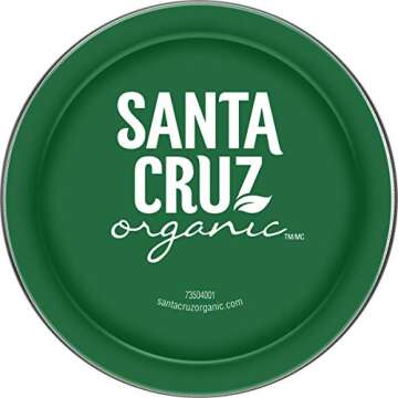 Santa Cruz ORGANIC Creamy Dark Roasted Peanut Butter, 16 Oz