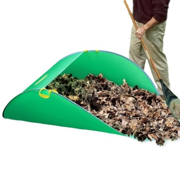 UQM Leaf Collector: Portable, Foldable Garden Bag for Effortless Yard Cleanup