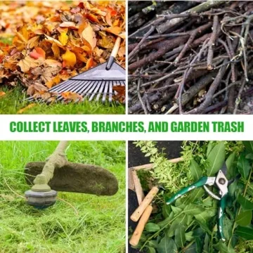 Portable Foldable Leaf Collector Bag for Easy Yard Cleanup