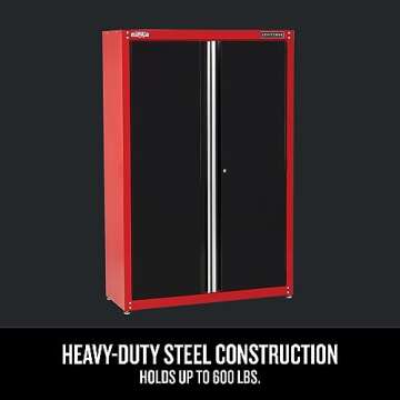 CRAFTSMAN Tool Chest, Garage Cabinet, Tool Storage, 48x74x18-Inch (CMST24800RB)