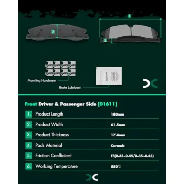 Ceramic Brake Pads for Ford & Lincoln Models - SCITOO