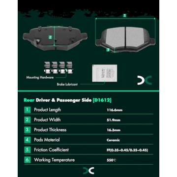 Ceramic Brake Pads for Ford & Lincoln Models - SCITOO