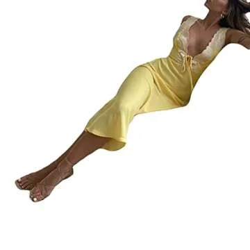 Backless Spaghetti Strap Maxi Dress for Summer Fun