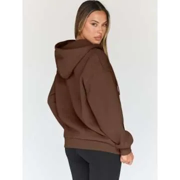 Cozy Trendy Queen Women’s Zip Up Hoodies for Winter