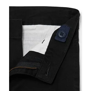 Boys Stretch Chino Pants in Black Size 4 - The Children's Place