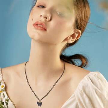 Lemonkey 33 Feet Metal Bronze Necklace Chains Curb Links Chains Bulk for Jewelry Making DIY Craft Kit with Lobster Clasps Jump Rings