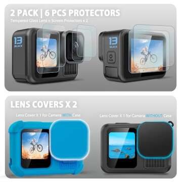 Premium FiTSTILL Silicone Sleeve Kit for GoPro HERO13