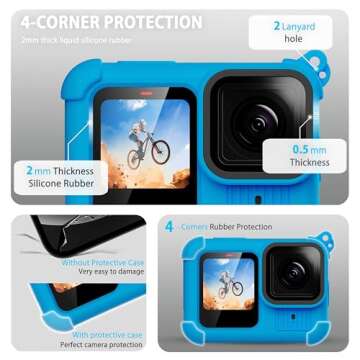 Premium FiTSTILL Silicone Sleeve Kit for GoPro HERO13