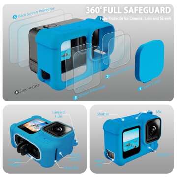 Premium FiTSTILL Silicone Sleeve Kit for GoPro HERO13