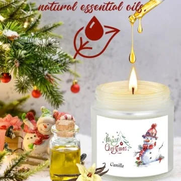 Scented Christmas Candle Gift Set - 6 Pack