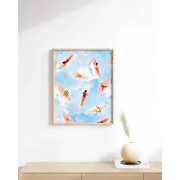 Beach Art Posters for Ocean Lovers - Vibrant Surfing Artwork