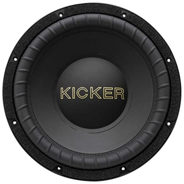 Kicker 50GOLD124 12" Comp Gold Subwoofer 500W RMS