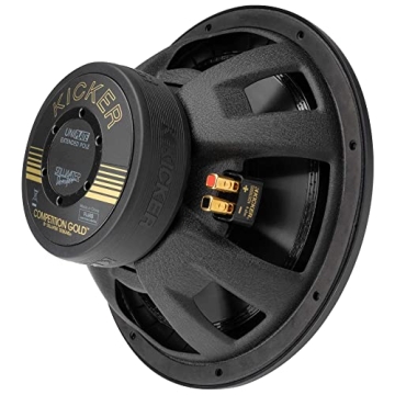 Kicker 50GOLD124 12" Comp Gold Subwoofer 500W RMS