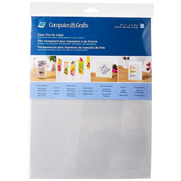 Graffix Clear Ink Jet Film for Creative DIY Projects
