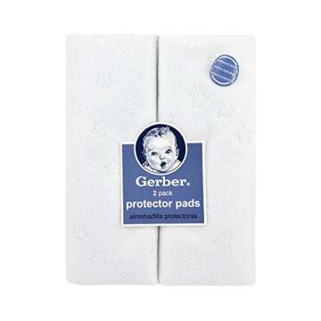 Gerber, Baby Boys and Girls Newborn Infant Baby Toddler Nursery Waterproof Barrier Bedding Crib Prot...