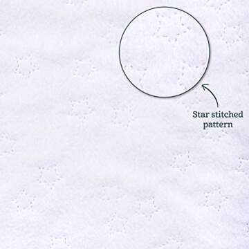 Gerber, Baby Boys and Girls Newborn Infant Baby Toddler Nursery Waterproof Barrier Bedding Crib Protector Pad, 18”x 7”, White, 2 Pack