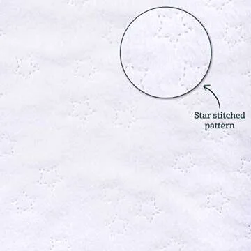 Gerber, Baby Boys and Girls Newborn Infant Baby Toddler Nursery Waterproof Barrier Bedding Crib Protector Pad, 18”x 7”, White, 2 Pack