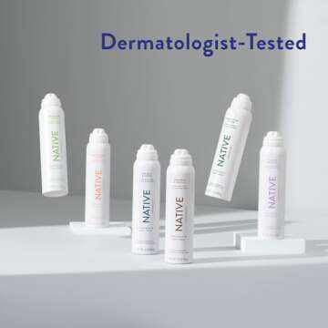 Native Deodorant & Body Spray Contains Naturally Derived Ingredients | Deodorant for Women and Men, All Day Odor Protection, Aluminum and Hydrocarbon Propellant Free | Coconut & Vanilla