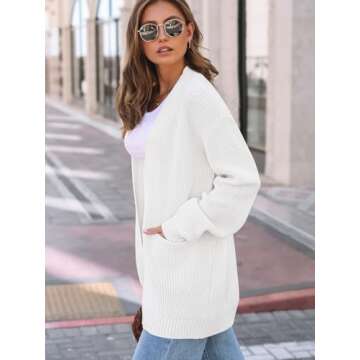 LILLUSORY Oversized Cardigan Sweater for Women