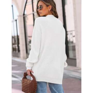 LILLUSORY Oversized Cardigan Sweater for Women