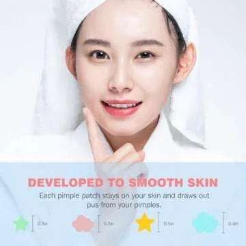 HLOES Pimple Patches 280PCS - Hydrocolloid Acne Solution